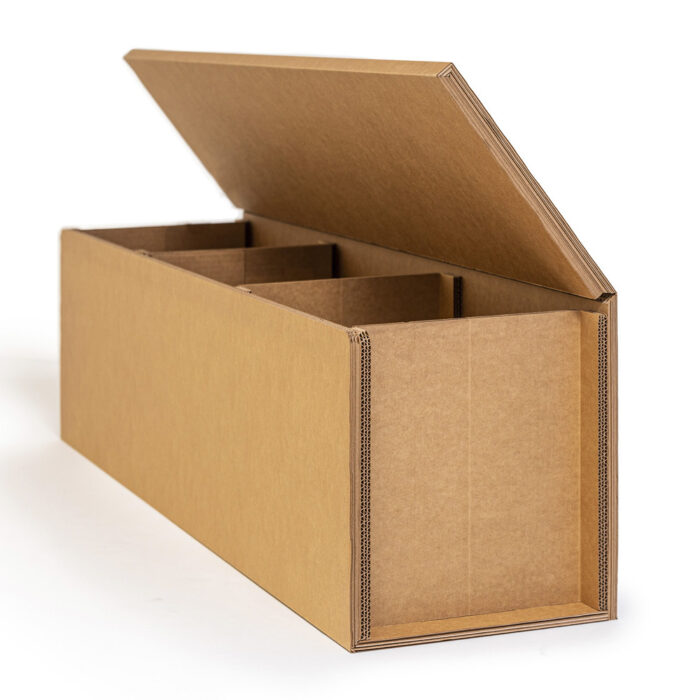 panca contenitore in cartone