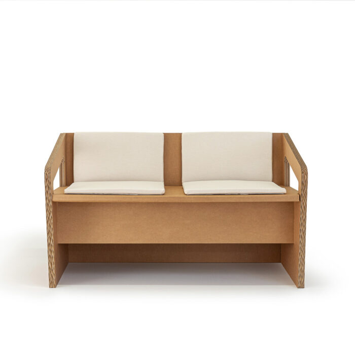 Divanetto in cartone 'Forà Plus' Divanetto in cartone 'Forà Plus'