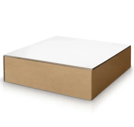 Low rectangular cardboard display for events 'Tosa XC'