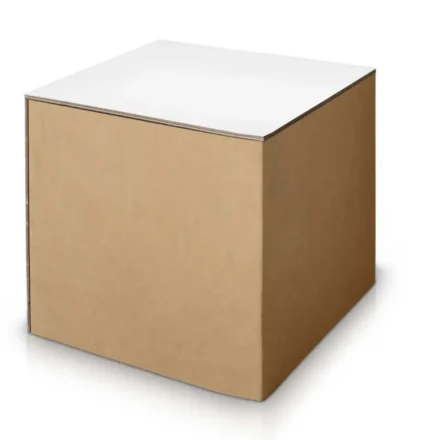 Medium rectangular cube in cardboard for events 'Tosa YB'