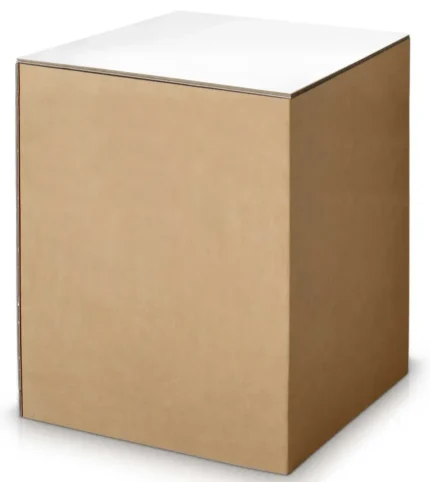 Tall rectangular cardboard display for events 'Tosa ZC'