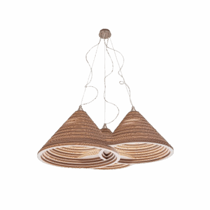 Cima Tre design cardboard lamp - Lamps