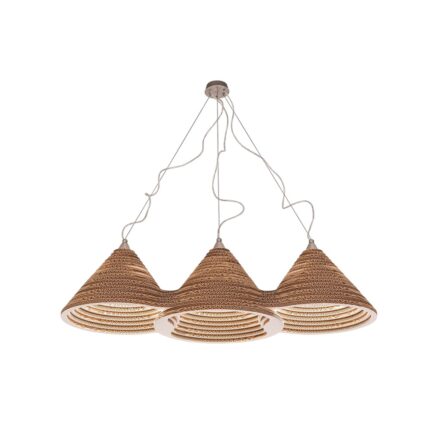 cardboard chandelier - Top Three Line