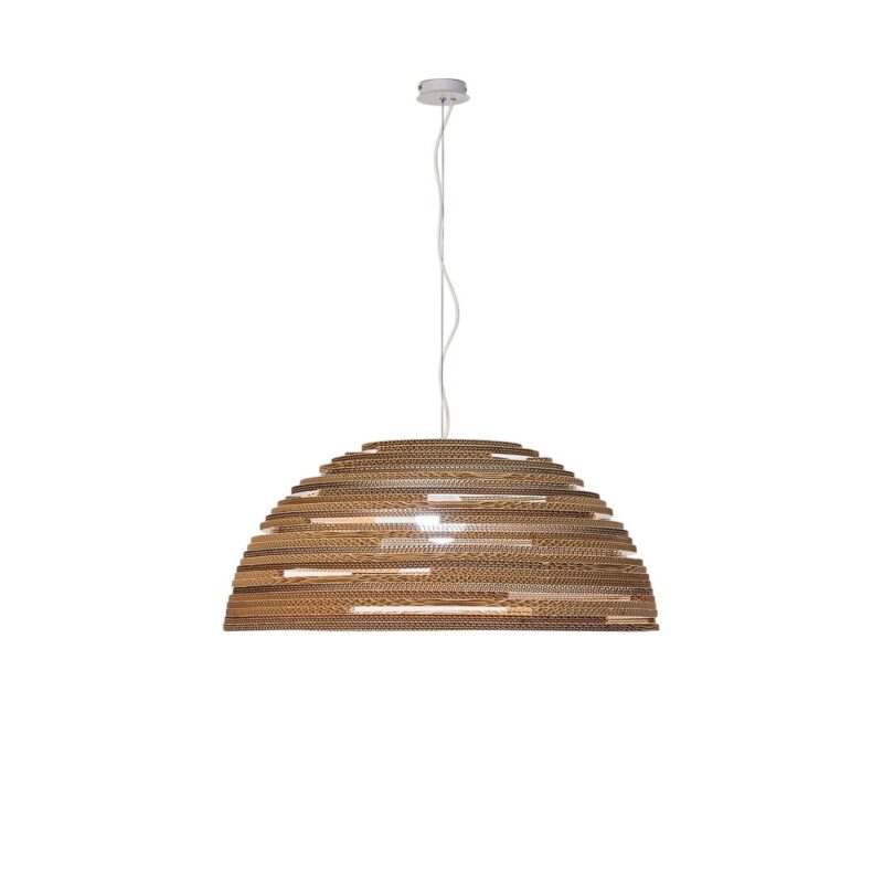 lampadario di design in cartone -Calotta 80