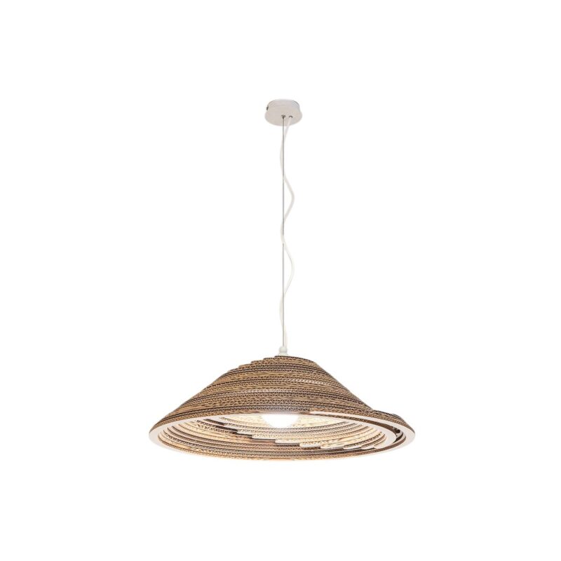lampadario di ecodesign in cartone- Ricolonda Bassa