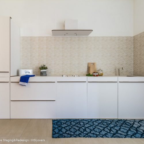 cucina bianca per home staging