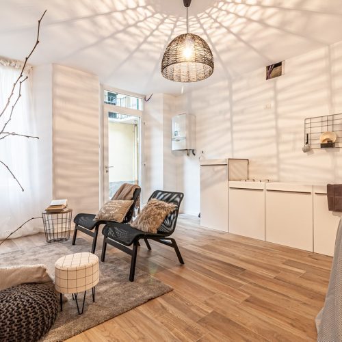 cucina per arredi home staging in cartone